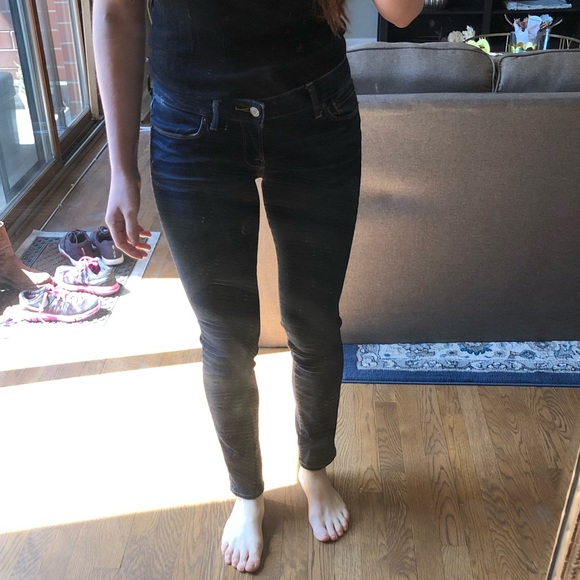 Lucky Brand Leyna Skinny Jeans dark wash - Picture 2 of 6